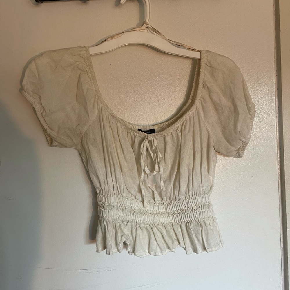 Forever21 Peasant Top